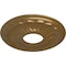 Ekena Millwork Blackthorn Ceiling Medallion (Fits Canopies up to 4 7/8"), 11 3/4"OD x 3 5/8"ID x 1"P, Pale Gold CM11BLPAS - alternate 3